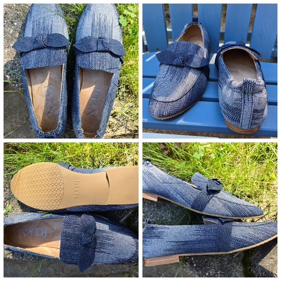 NYJD Shoes - NYDJ Women's Denim Blue Loafers